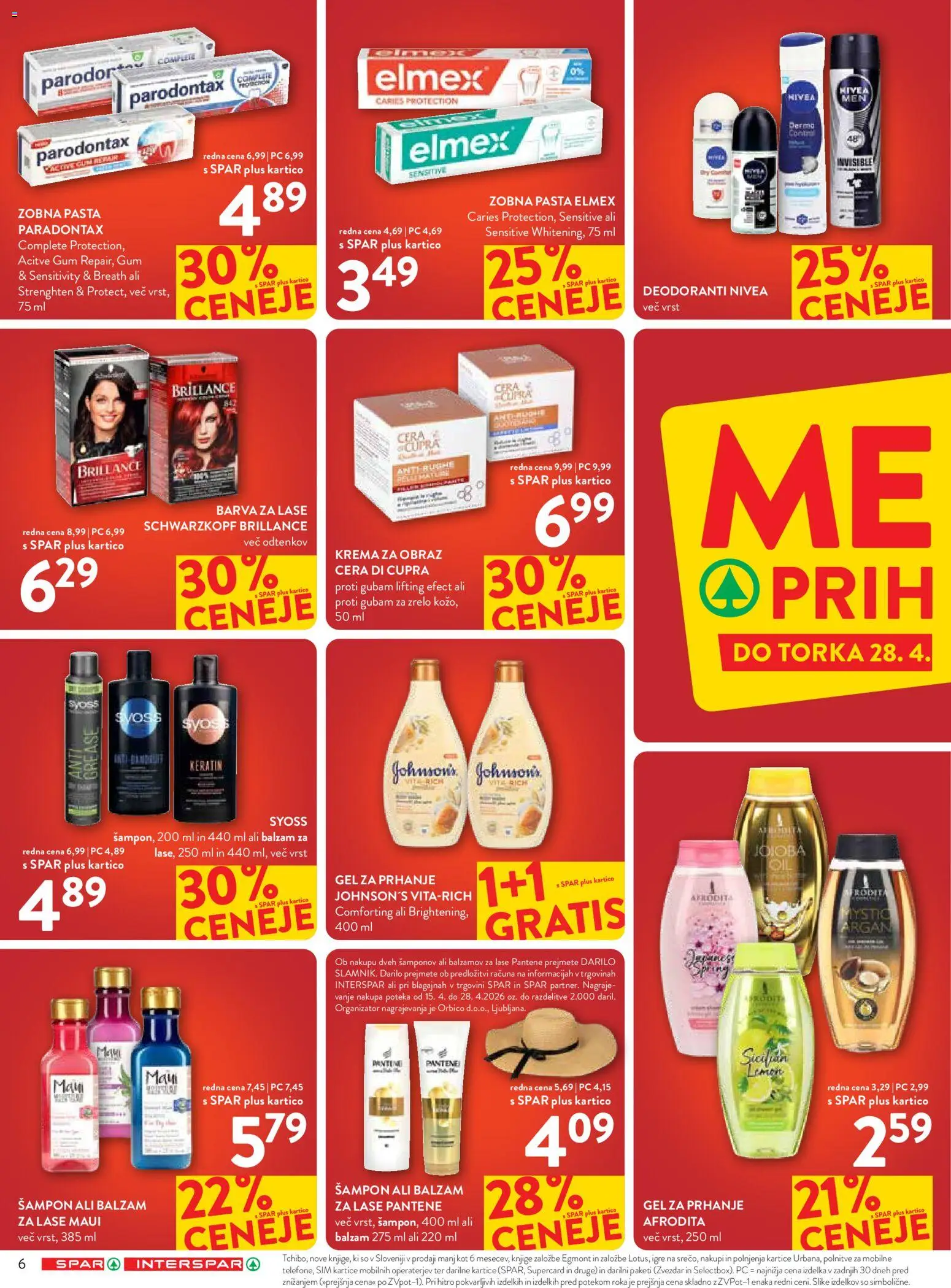 Novi Spar katalog ponudbe – veljaven od 15.04.2026 | Stran: 6