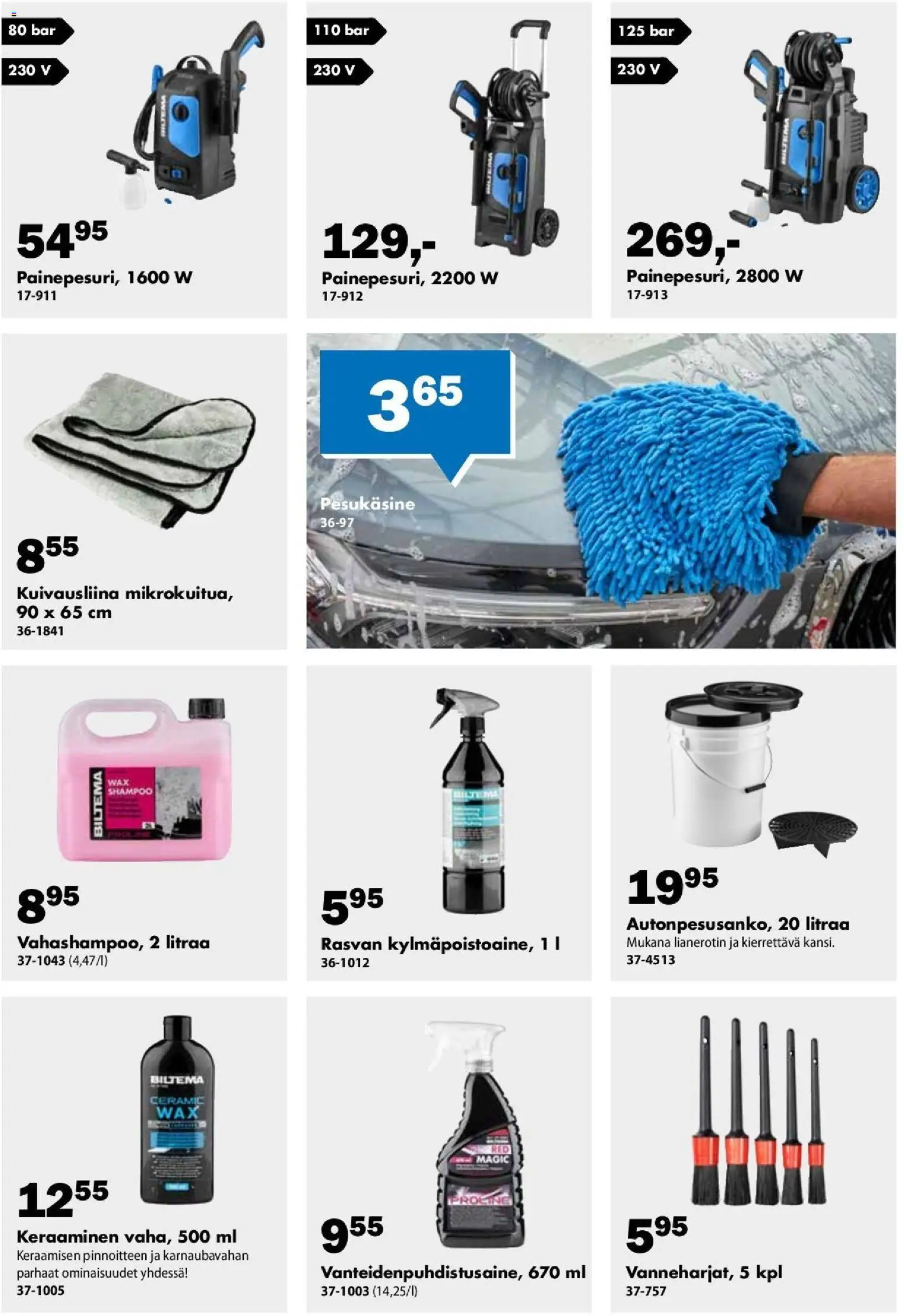 Biltema tarjoukset – voimassa 01.04.2026 alkaen | Sivu: 7 | Tuotteet: Shampoo