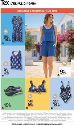 Carrefour Market - Prévisualisation de Carrefour Market Tex valide à partir de 14.04.2026 | Page: 9 | Produits: Robe, Bikini, Débardeur, Maillot de bain