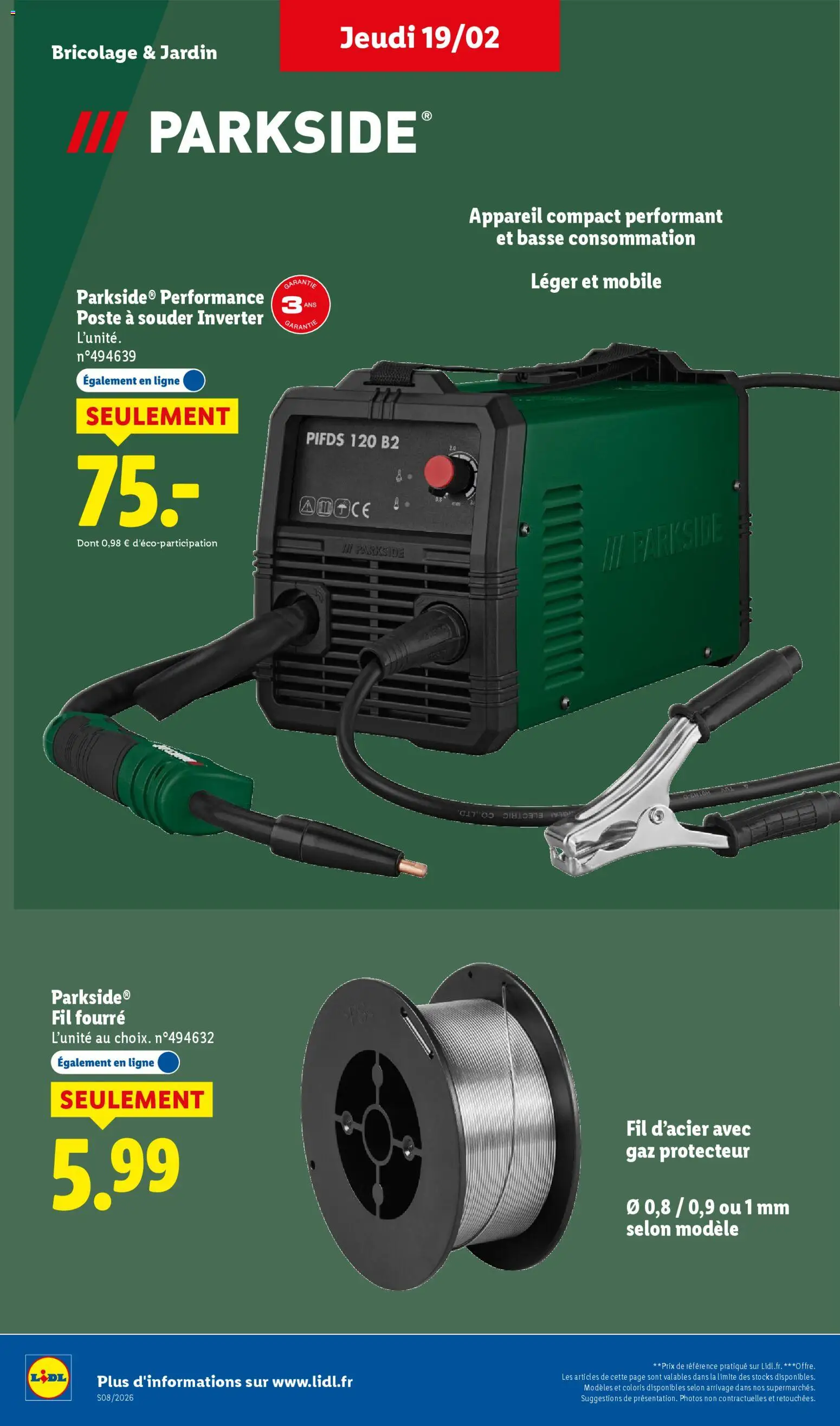 {H1} | Page: 30 | Produits: Poste à souder