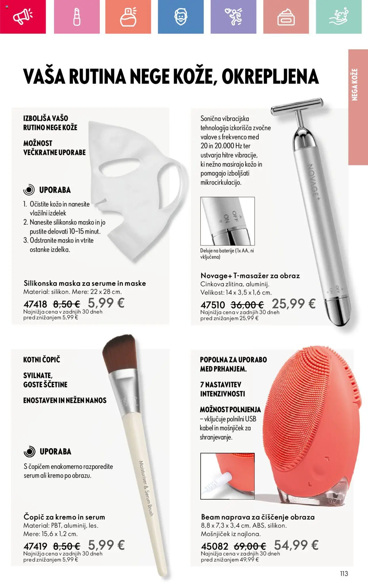 Oriflame katalog 11 │ velja od 03.08.2025 | Stran: 113 | Izdelki: Kabel, Baterije, Copic, Maska
