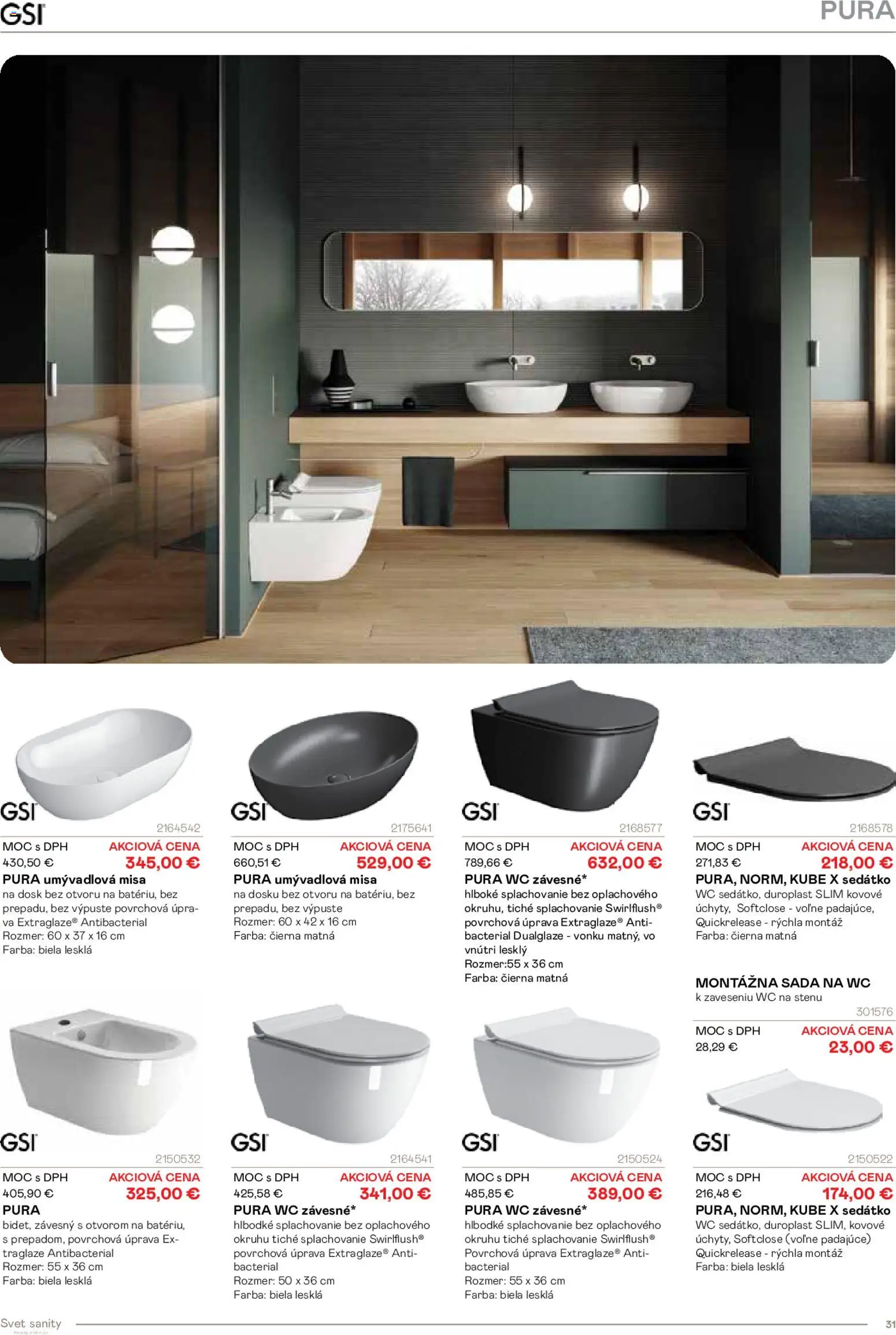 Nové Ingema akcie – leták je platný od 29.10.2025 | Strana: 33 | Produkty: Wc