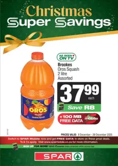 KWIKSPAR specials catalogue – valid from 08.12.2025 | Page: 4 | Products: Data, TV, Squash, Switch