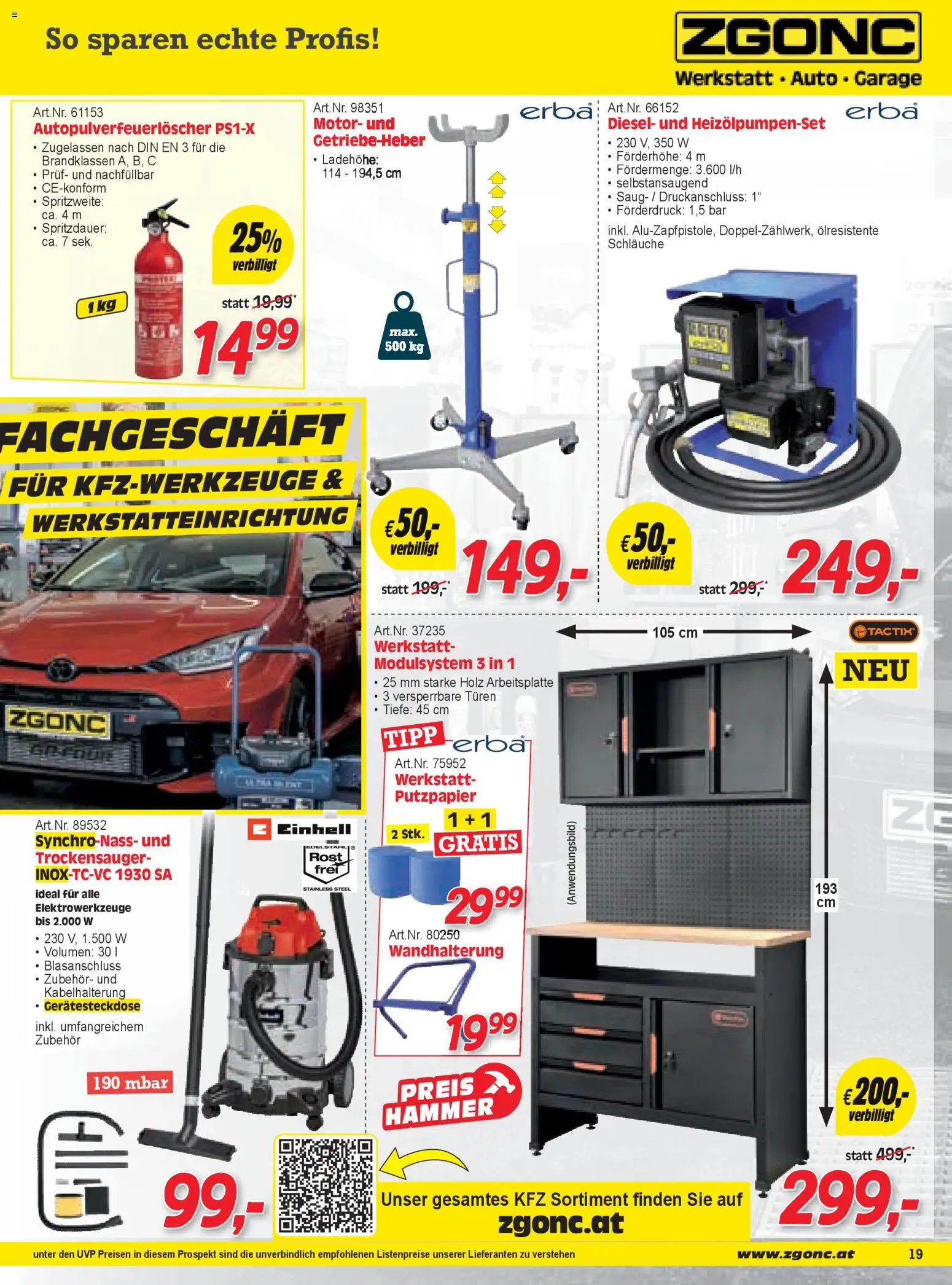 Zgonc Flugblatt Jänner I 2026 gültig ab 01.01.2025 | Seite: 19