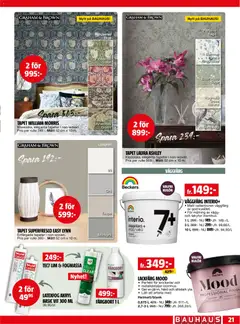 Bauhaus erbjudanden - Förhandsvisning av reklamblad från butik Bauhaus aktuell från 01.03.2026 | Sida: 21 | Produkter: Lim