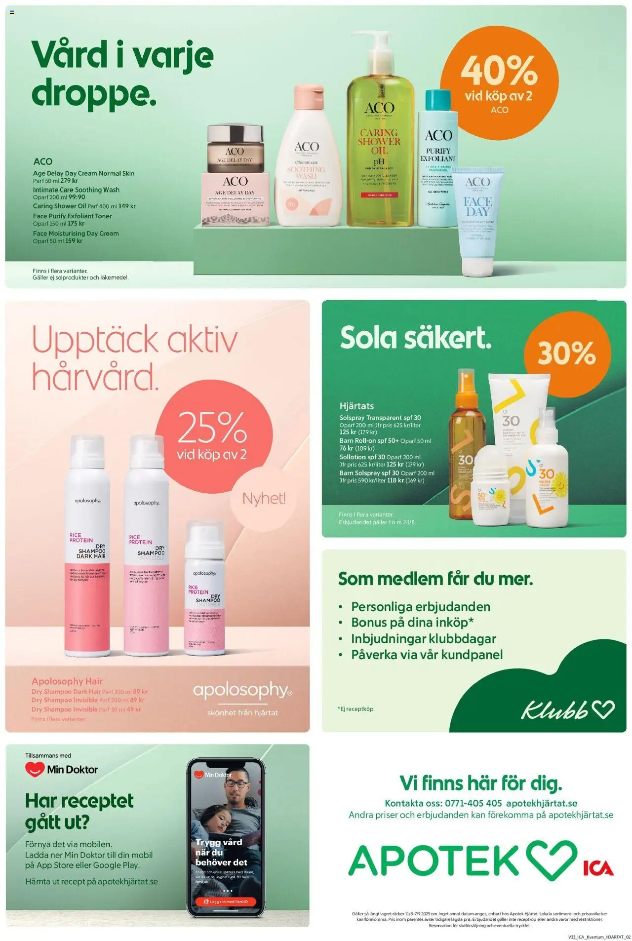 ICA Kvantum reklamblad aktuell från 11.08.2025 | Sida: 7 | Produkter: Galler, Kontakt