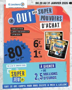E.Leclerc - Prévisualisation de E.Leclerc catalogue semaine 4 valide à partir de 20.01.2026