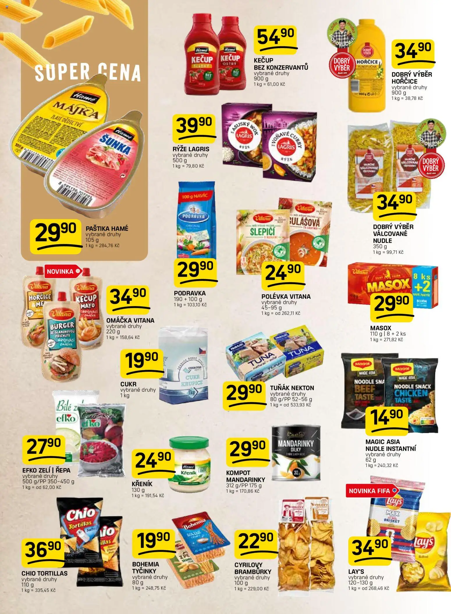 Flop leták od 29.04.2026 | Strana: 8 | Produkty: Bramburky, Kečup, Masox, Cukr