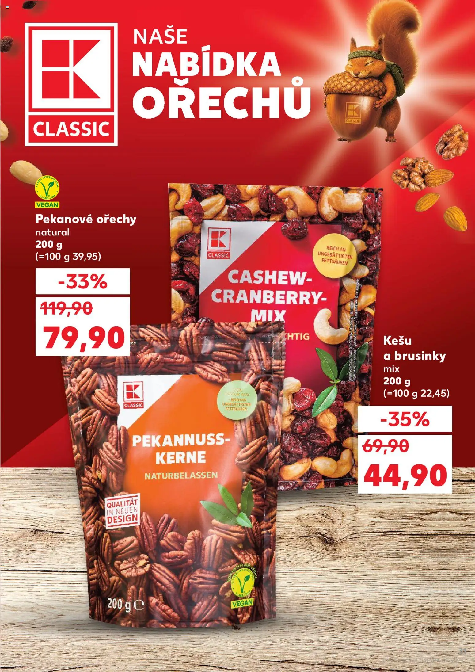 Kaufland leták - Kolín od 21.01.2026 | Strana: 31 | Produkty: Vegan, Ořechy, Brusinky, Pekanové ořechy