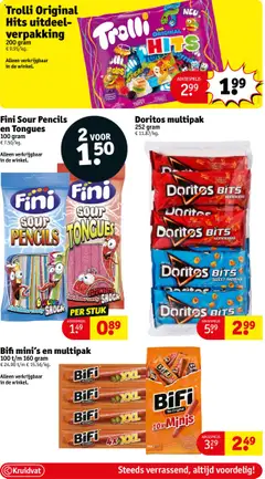  | Pagina: 65 | Producten: Snoepjes, Doritos, Fruit, Snoep
