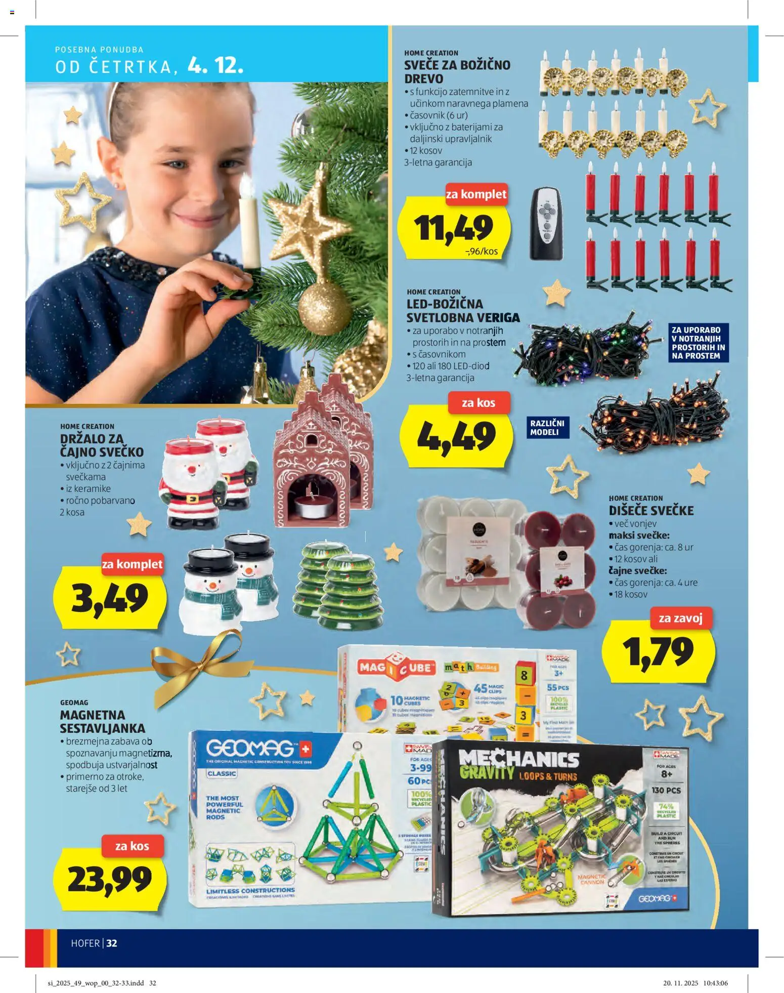 Hofer SI katalog | vrijedi od 27.11.2025 | Stranica: 32 | Proizvodi: PC