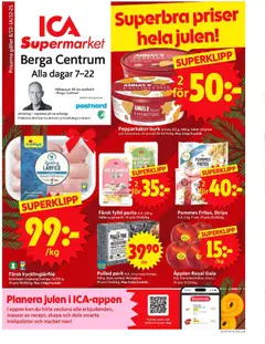 ICA Supermarket - Linköping - Förhandsvisning av reklamblad från butik ICA Supermarket aktuell från 08.12.2025