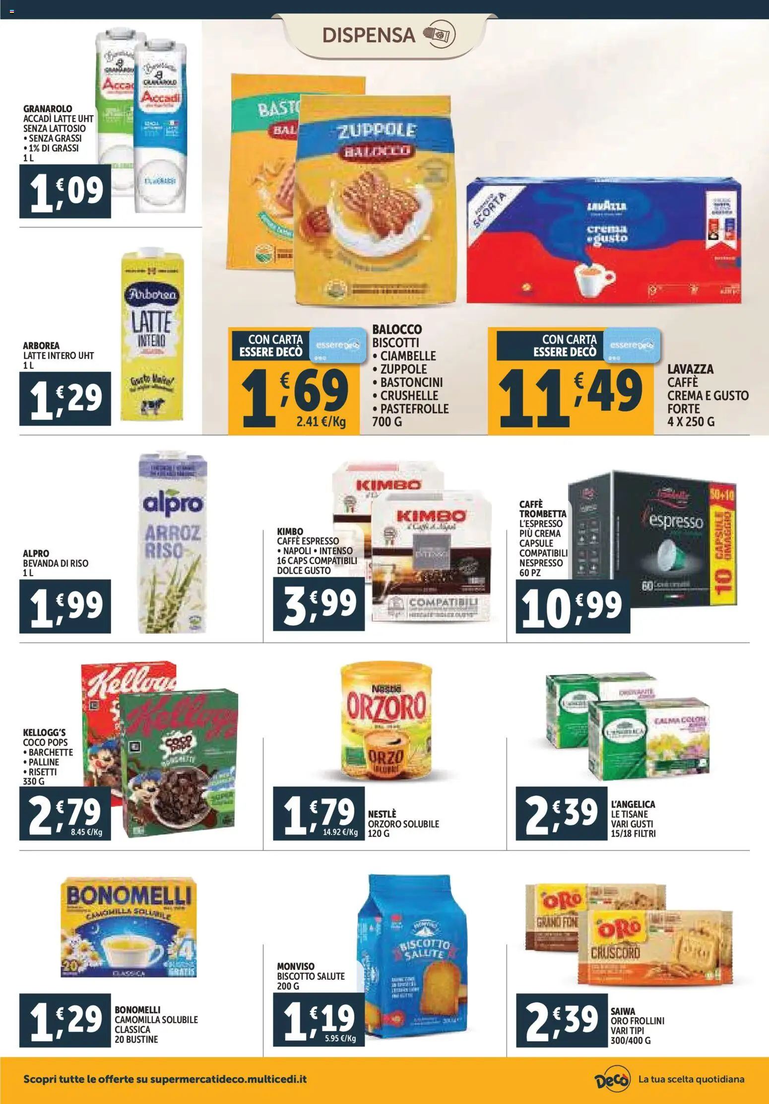 Volantino Decò del 20.11.2025 | Pagina: 10 | Prodotti: Ciambelle, Riso, Frollini, Bevanda di riso