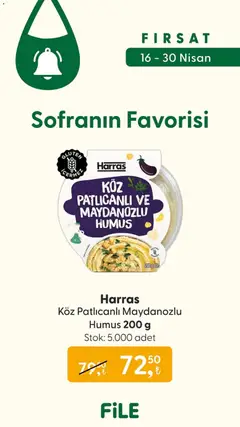 16.04.2026 tarihinden itibaren geçerli olan File Market kataloğu önizlemesi
