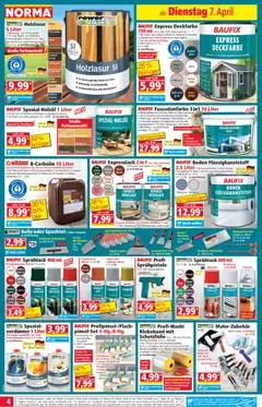 Norma Prospekt 	 ab 07.04.2026 gültig | Seite: 4 | Produkte: Cutter, Heizkörper, Creme, Wasser
