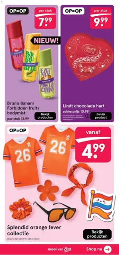 Lindt chocolade hart, Lindt chocolate heart - Voorbeeld van een folder van Etos, geldig van 06.04.2026 | Pagina: 23 | Producten: Chocolade, Kan, Gyömbér shot