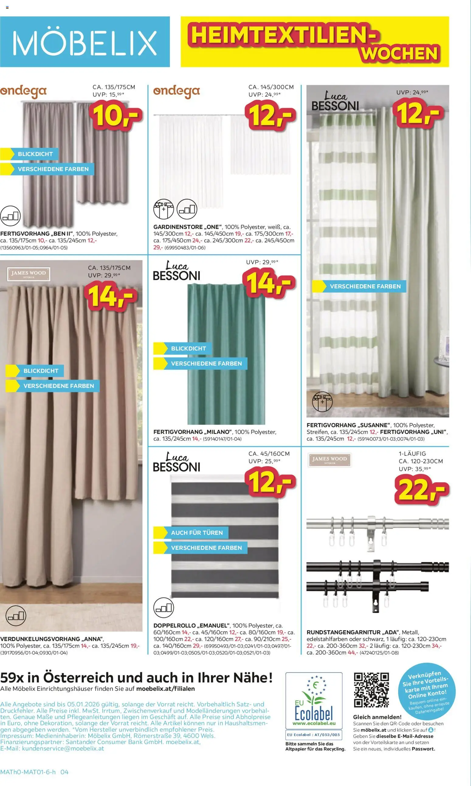 Möbelix Heimtextilien-Woche gültig ab 22.12.2025 | Seite: 4