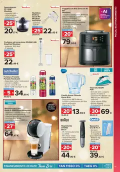 Anteprima del volantino Carrefour Iper - Natale regalo catalogo - Roma valido a partire dal 13.11.2025 | Pagina: 23 | Prodotti: Friggitrice ad aria, Frullatore, Ferro da stiro, Frullatore ad immersione