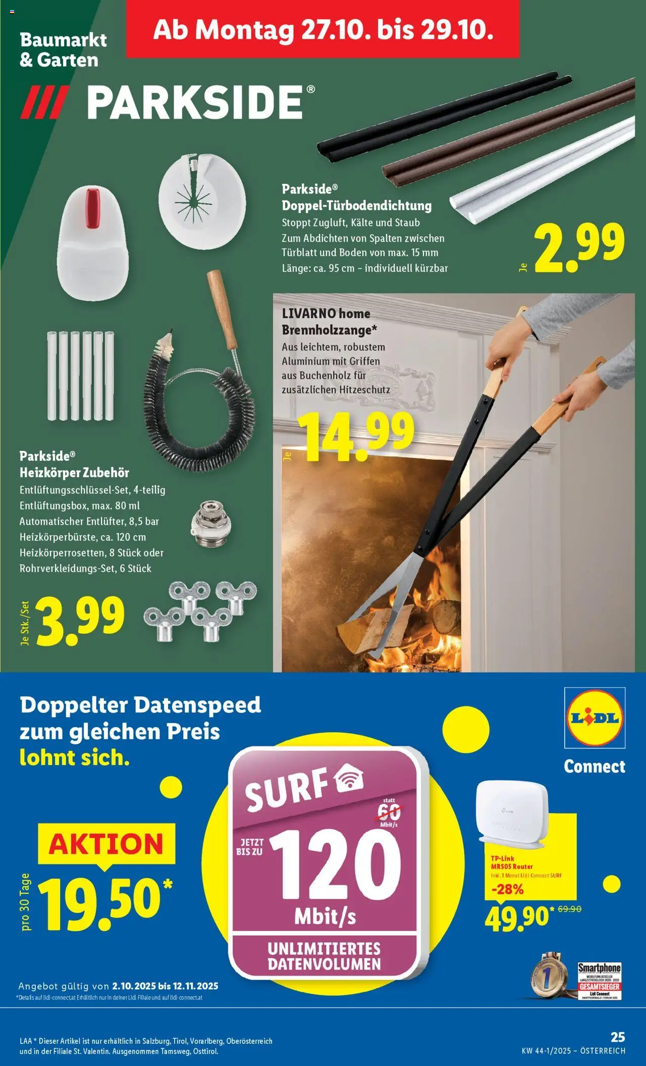 Lidl Flugblatt - Altenmarkt im Pongau, St. Johann im Pongau, Zell am See gültig ab 23.10.2025 | Seite: 31 | Produkte: Smartphone, Heizkörper