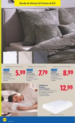 Vista previa LIVARNO home Almohada cervical Polygiene, Ayuda a relajar los músculos de la nuca, de los hombros y de la espalda. Tecnología Polygiene® con protección antiolor. válido desde el 02.02.2026 | Página: 22 | Productos: Almohada