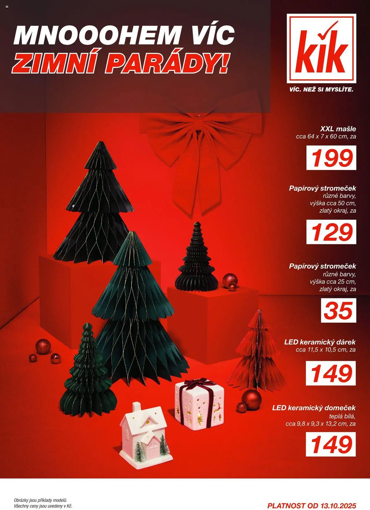 Kik leták od 13.10.2025 | Strana: 1 | Produkty: LED