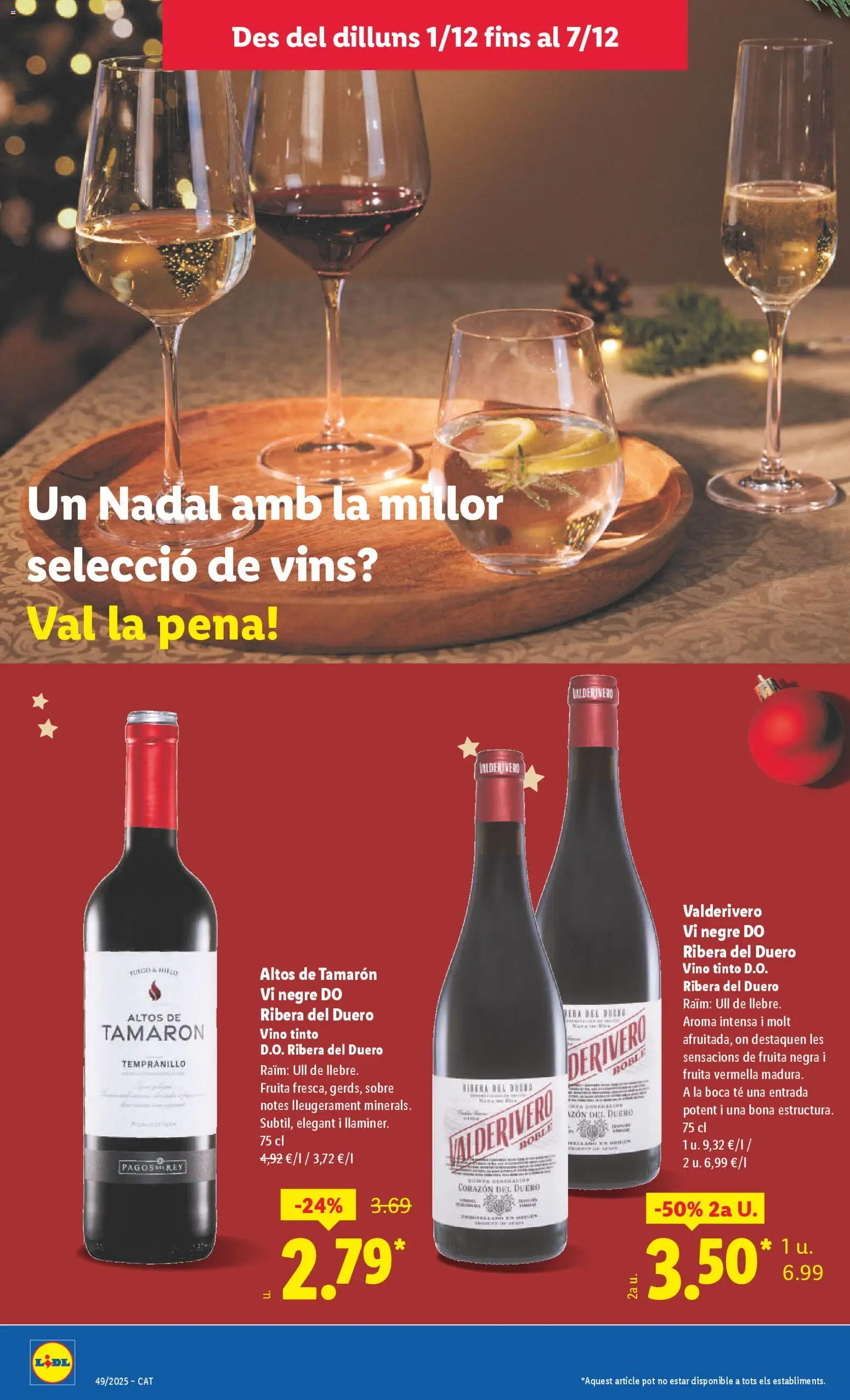 Lidl folleto │ válido desde el 01.12.2025 | Página: 18 | Productos: Vino, Té