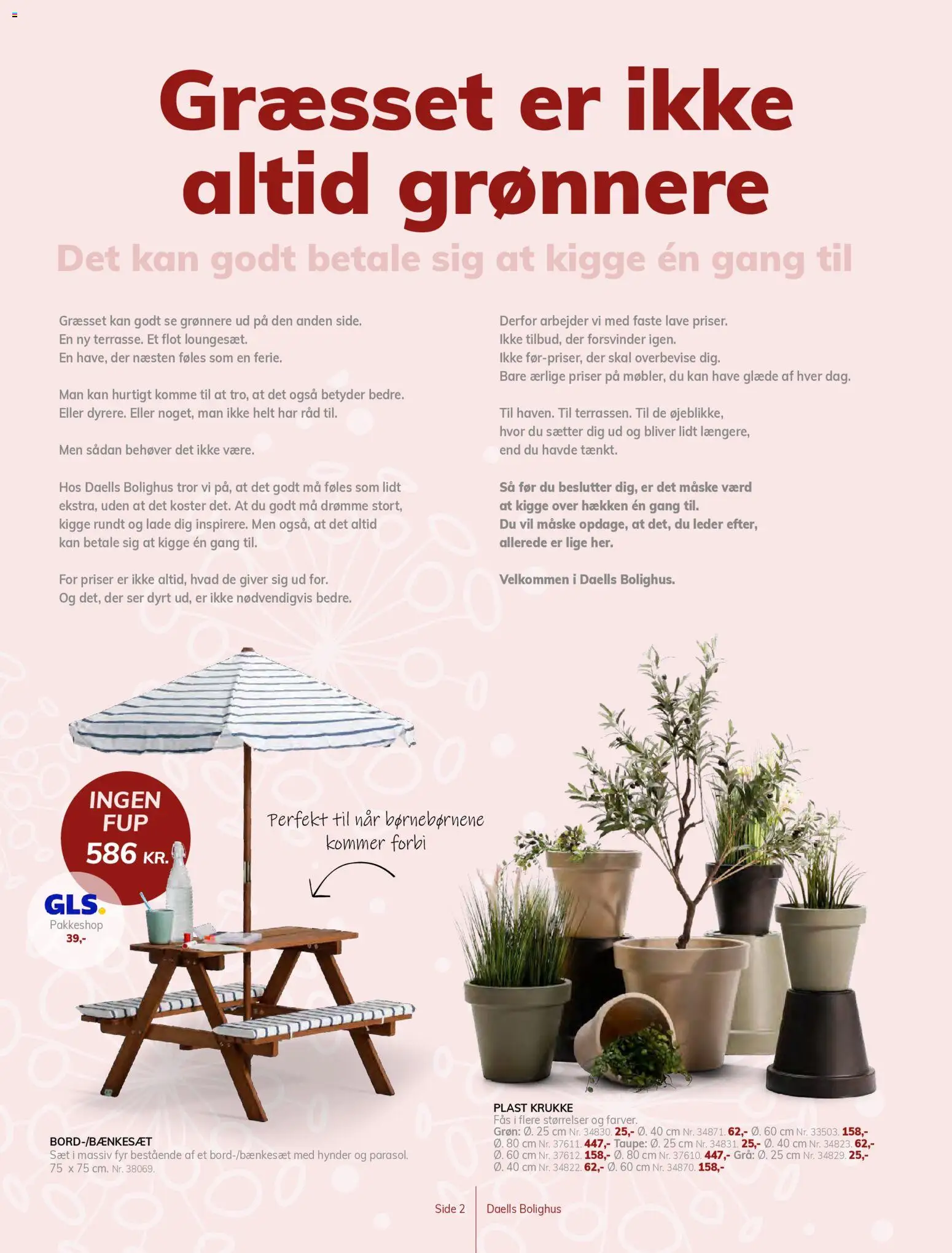 Daells Bolighus tilbudsavis – gyldig fra 29.04.2026 | Side: 2 | Produkter: Maske, Krukke, Søm