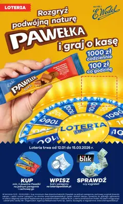 Pogląd oferty "Topaz Konkurs - Loteria E.Wedel" - ważna od 12.01.2026