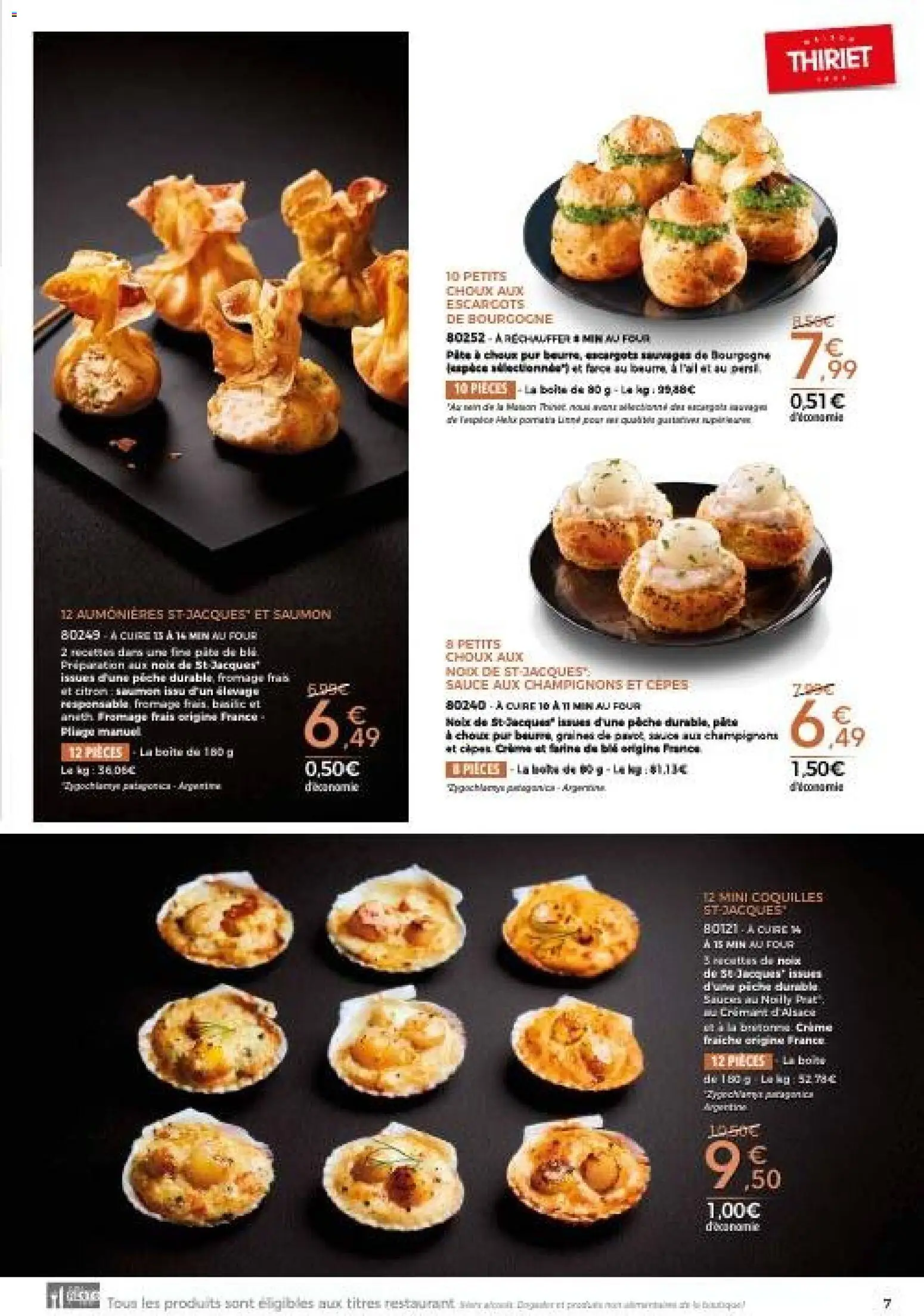 {H1} | Page: 7 | Produits: Farine de ble, Four, Farine, Saumon