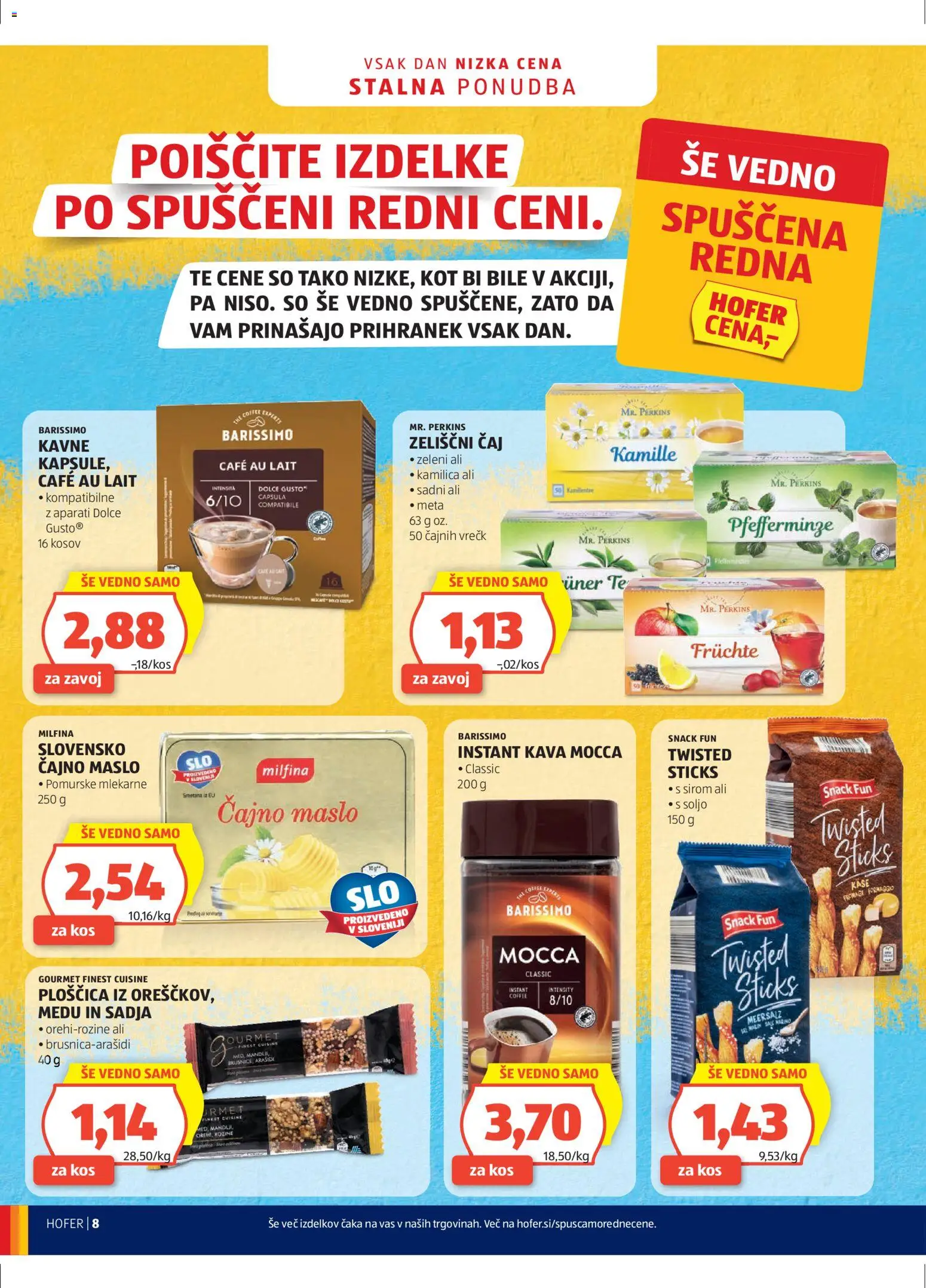 Hofer SI katalog | vrijedi od 29.04.2026 | Stranica: 8 | Proizvodi: Dolce Gusto, Kava, Čaj