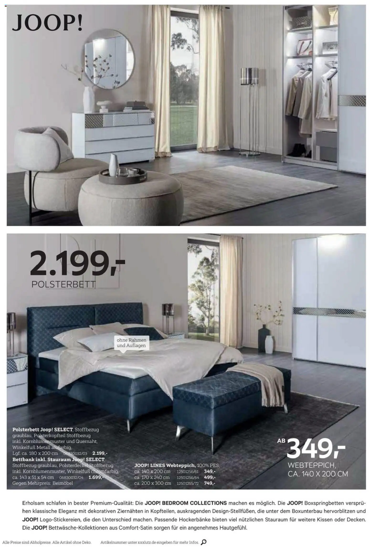 XXXL Lutz JOOP! Home Collection – gültig ab 19.12.2025 | Seite: 16 | Produkte: Kissen, Polsterbett