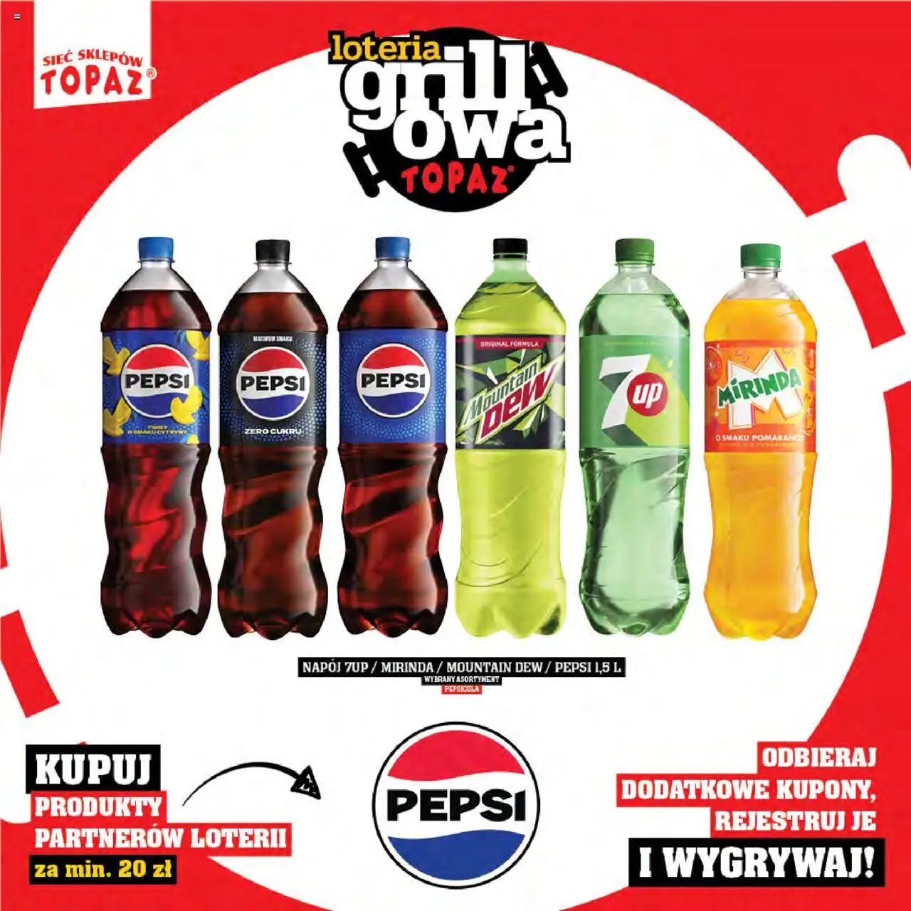 Topaz Gazetka - Katalog produktów Loteria Grillowa od 25.04.2025 | Strona: 70 | Produkty: Pepsi