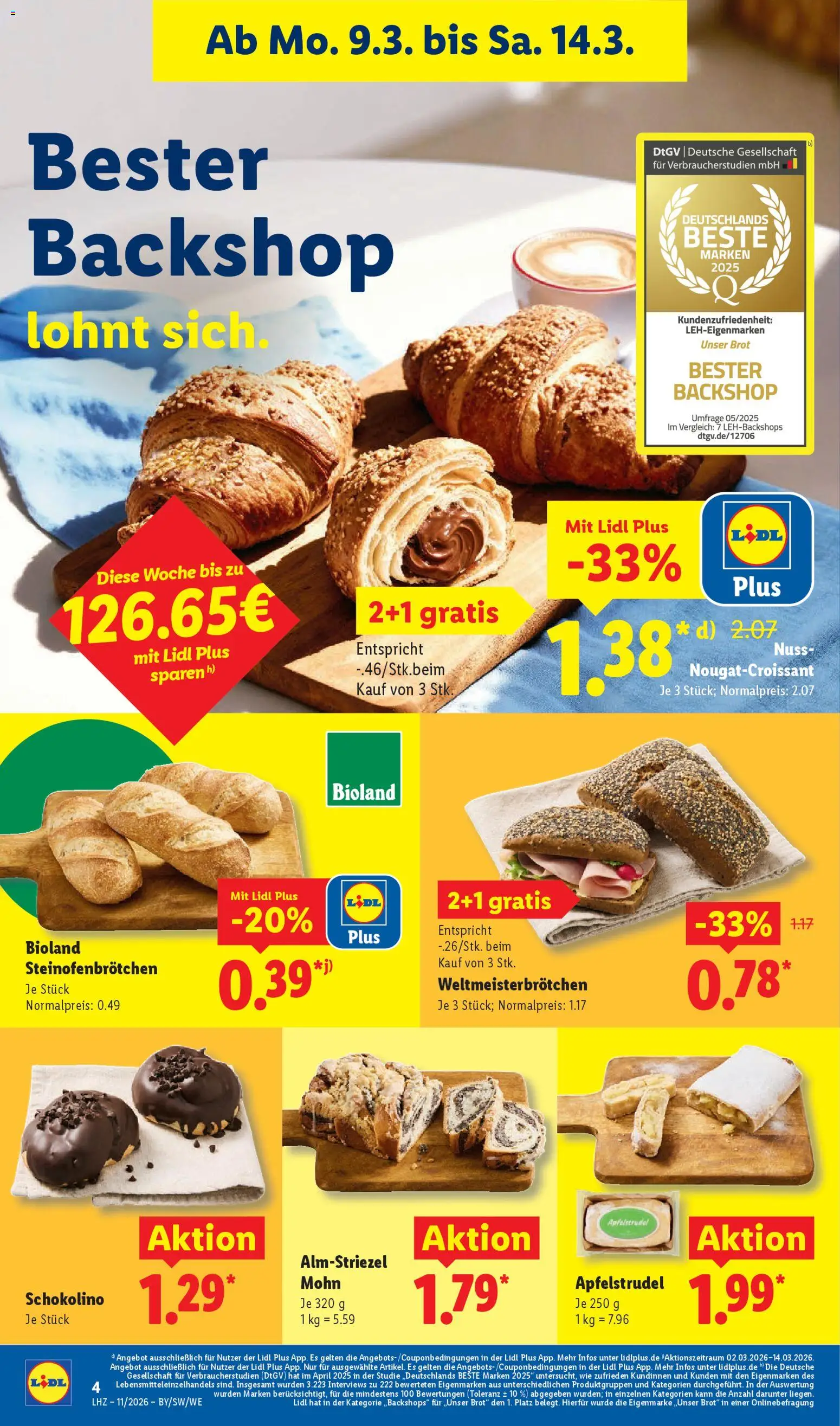 Lidl Prospekt Steinheim am Albuch – gültig ab 09.03.2026 | Seite: 10 | Produkte: Brot