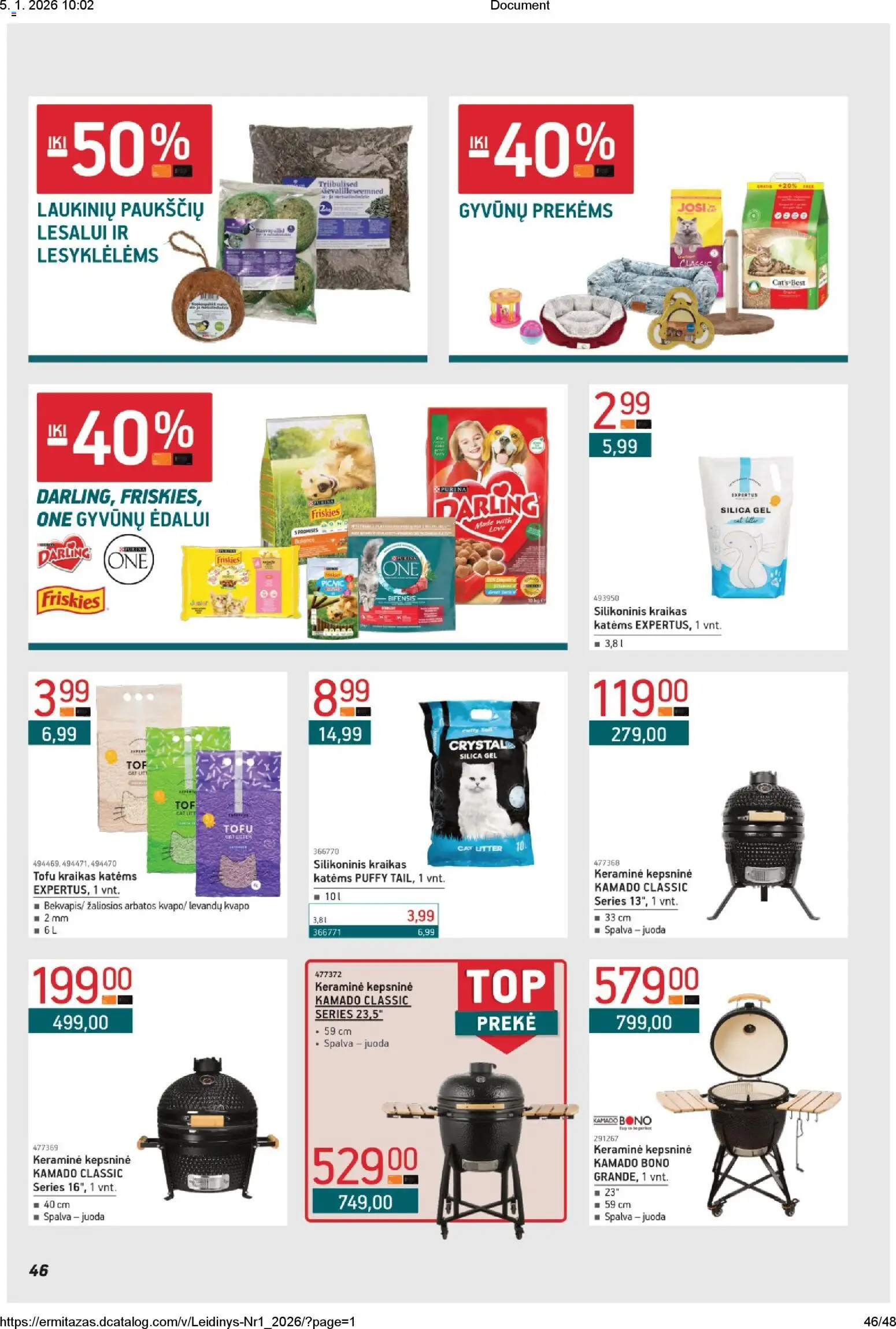 ERMITAŽAS akcijos nuo 05.01.2026 | Puslapis: 46