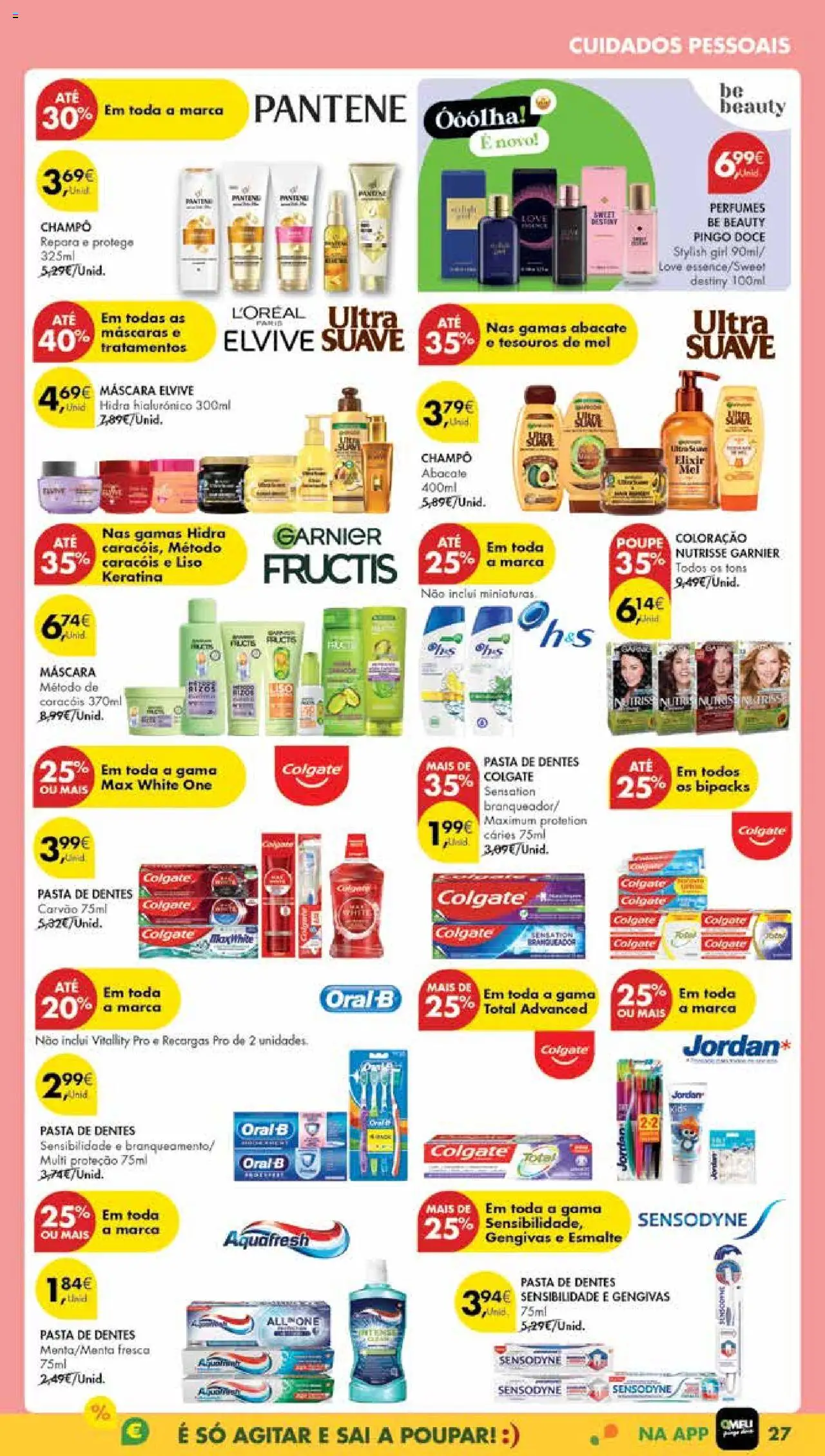 Pingo Doce Poupe Esta Semana Madeira │ válido de 12.08.2025 | Página: 27 | Produtos: Shampoo, Pasta de dentes, Abacate, Mel