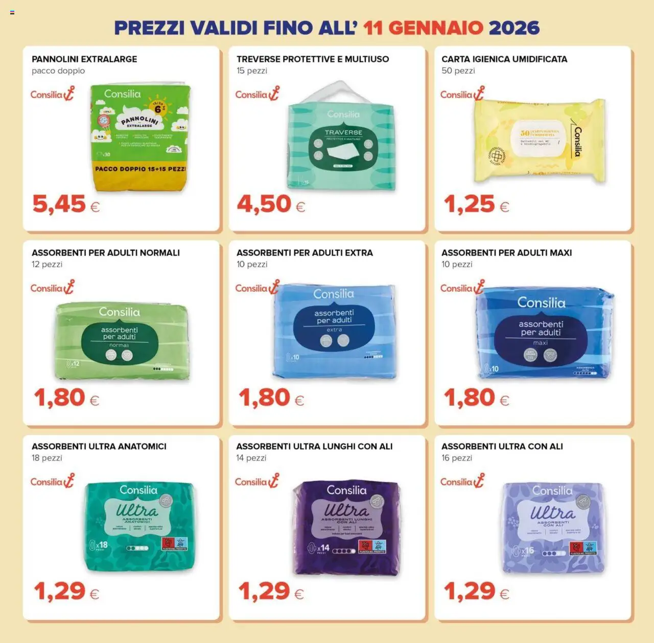 Volantino Tigre del 15.10.2025 | Pagina: 21 | Prodotti: Pannolini, Carta igienica