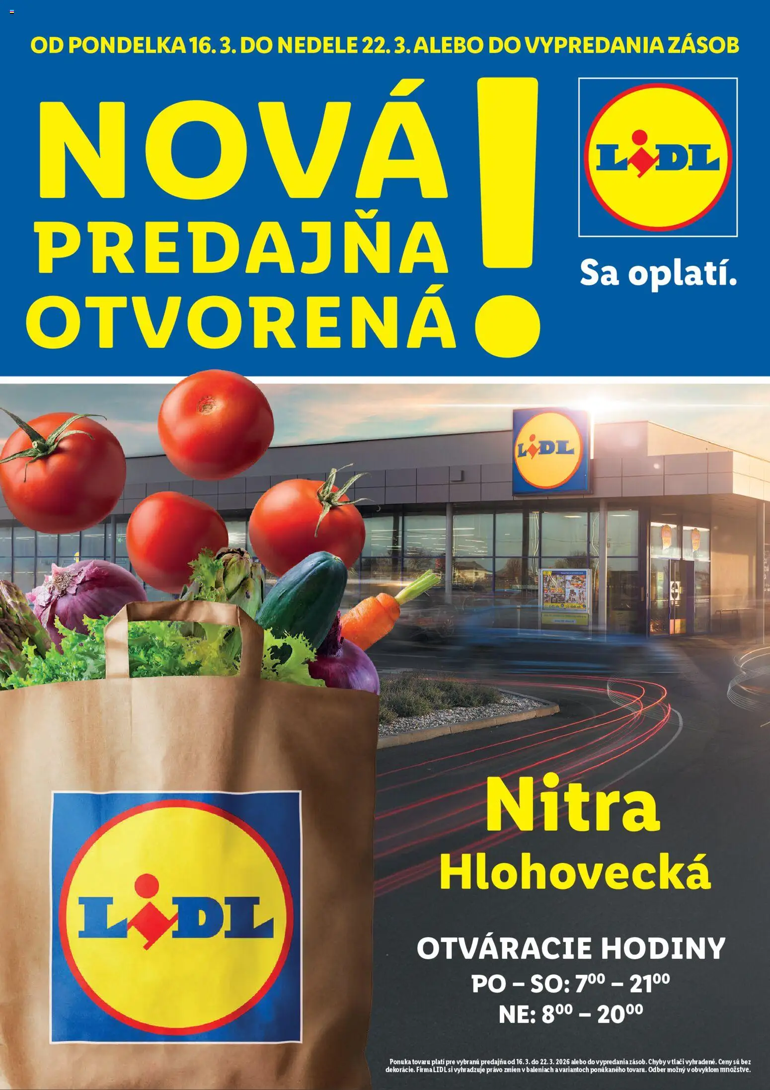 Nové Lidl akcie – leták je platný od 16.03.2026 | Strana: 1 | Produkty: Hodiny