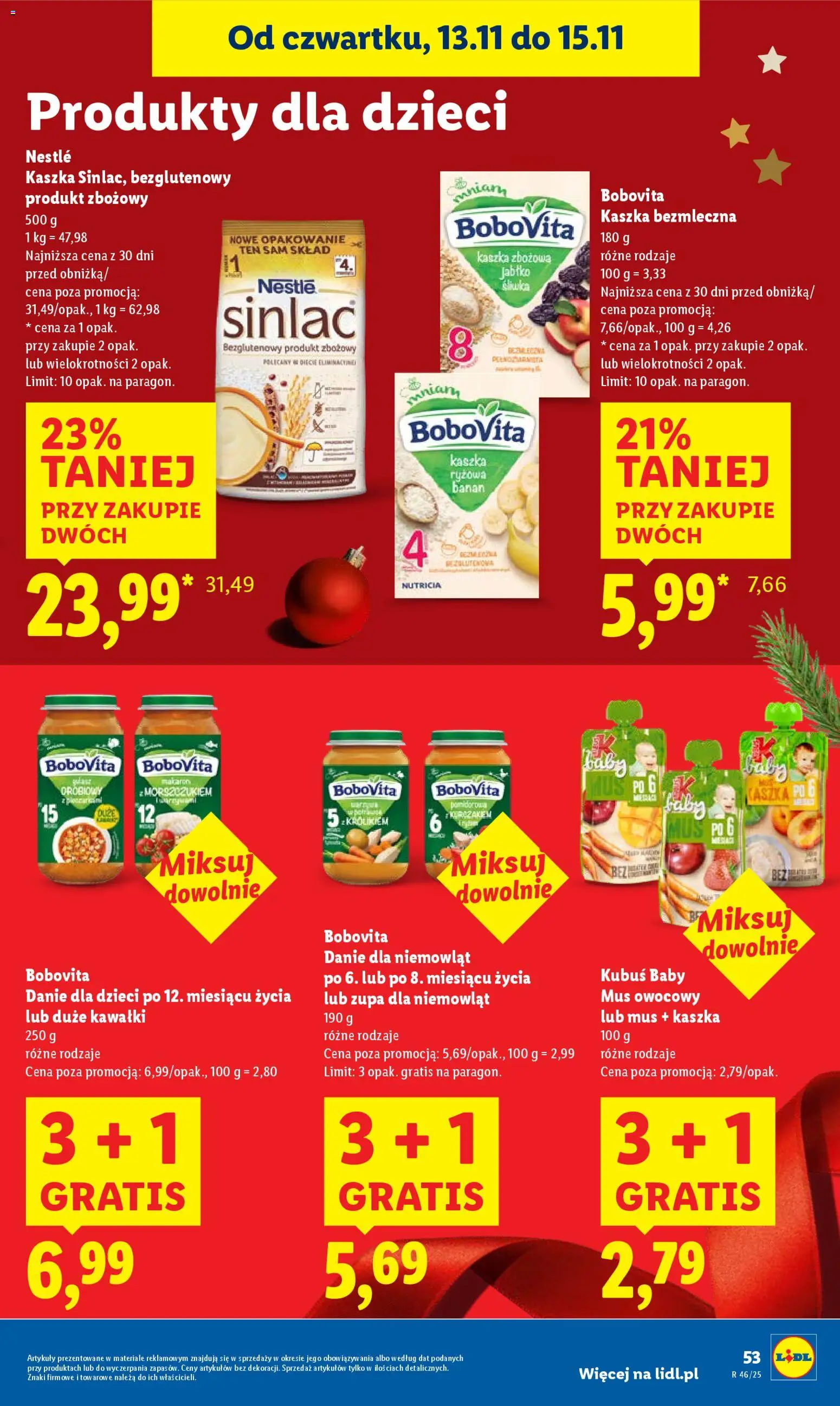 Lidl Gazetka od 13.11.2025 | Strona: 55 | Produkty: Zupa, Banan