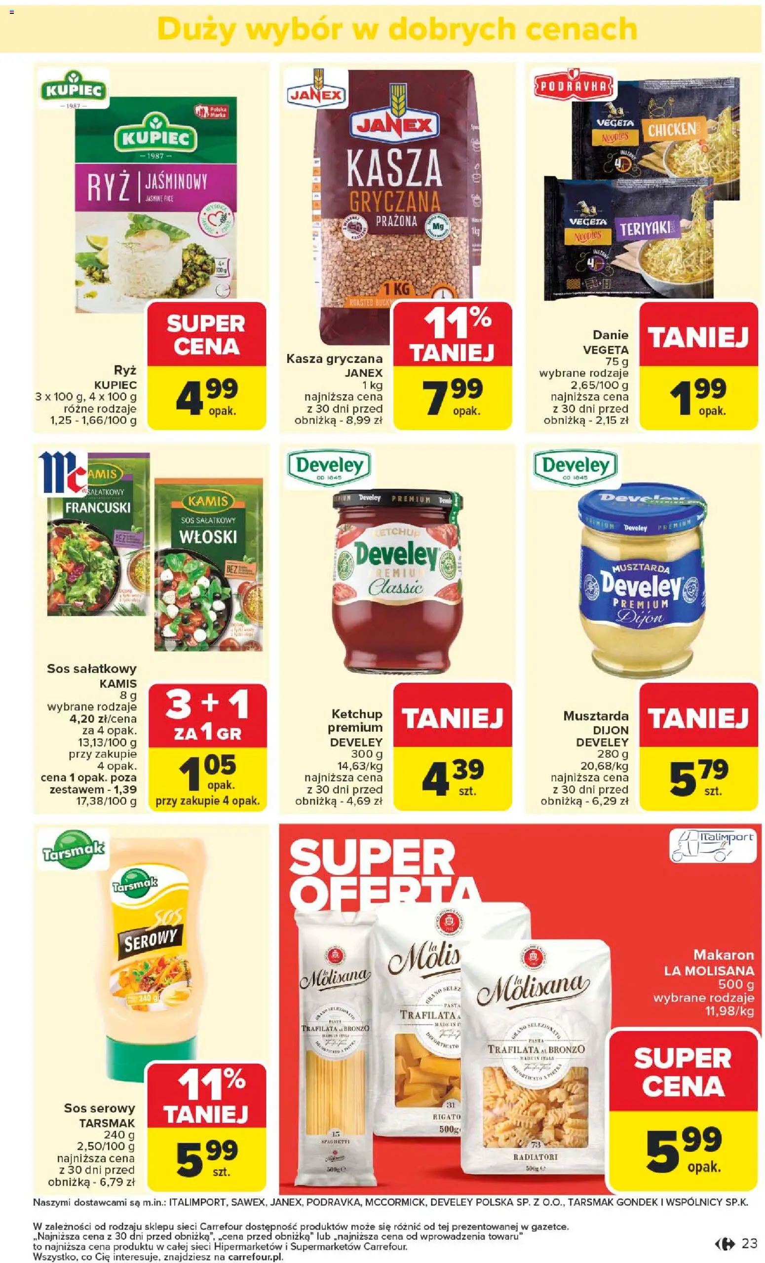 Carrefour Gazetka - Starachowice Zmieniliśmy się dla Ciebie od 27.10.2025 | Strona: 25 | Produkty: Kasza, Ketchup, Kasza gryczana, Sos