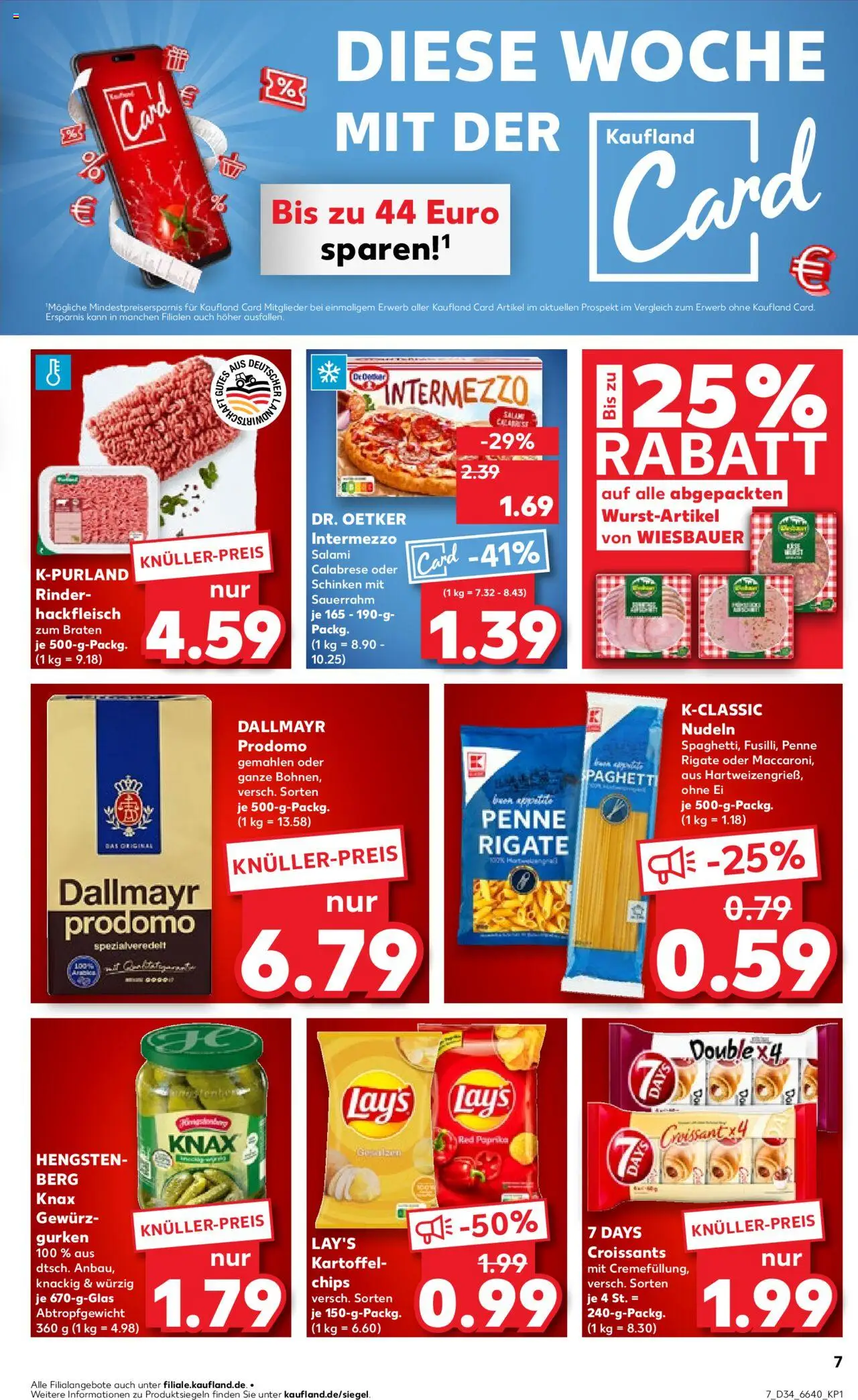  | Pagina: 7 | Producten: Salami, Chips, Kész piskótalap