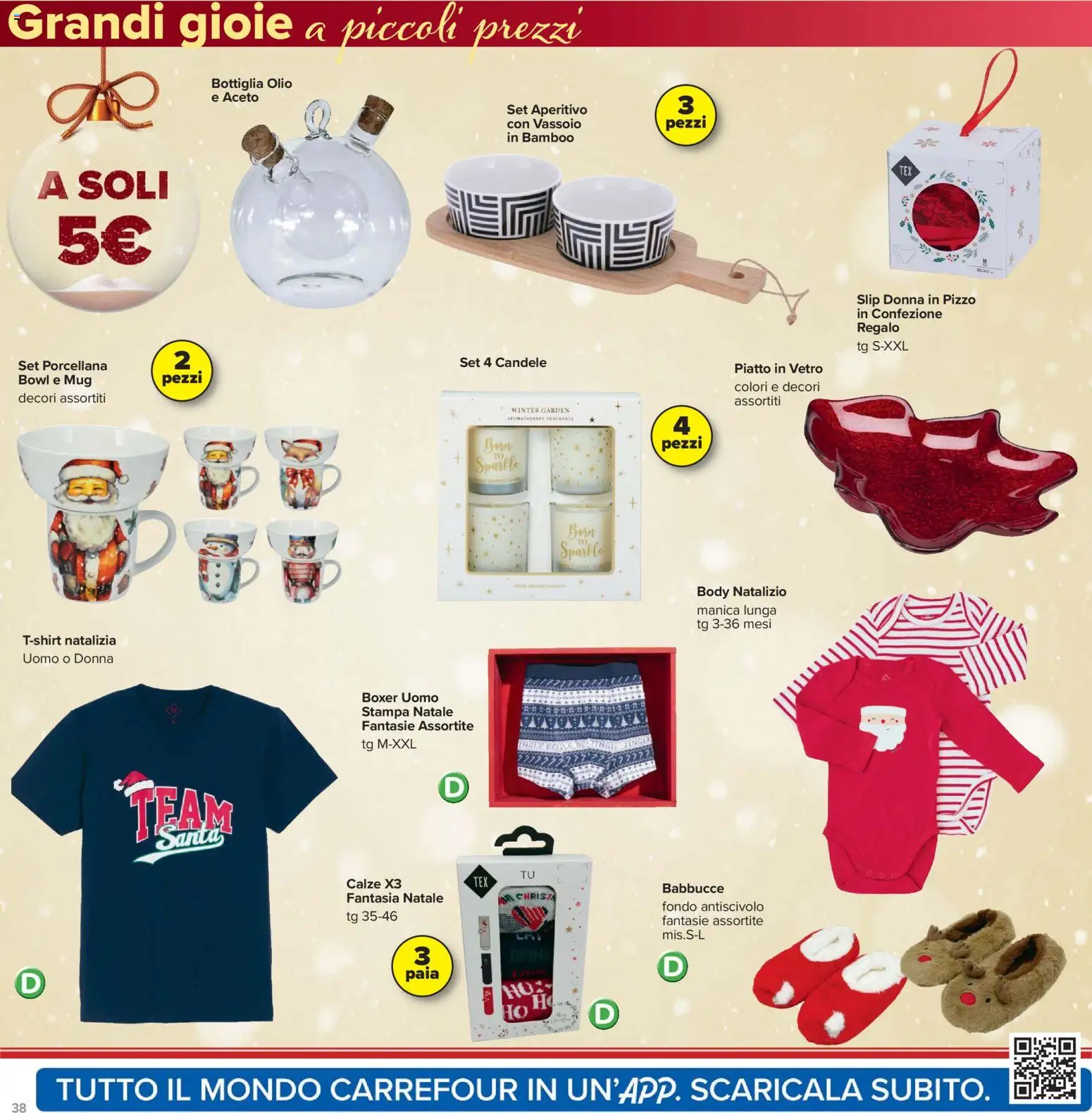 Volantino Carrefour del 16.12.2025 | Pagina: 38 | Prodotti: Boxer, Aceto, Piatto, Bottiglia