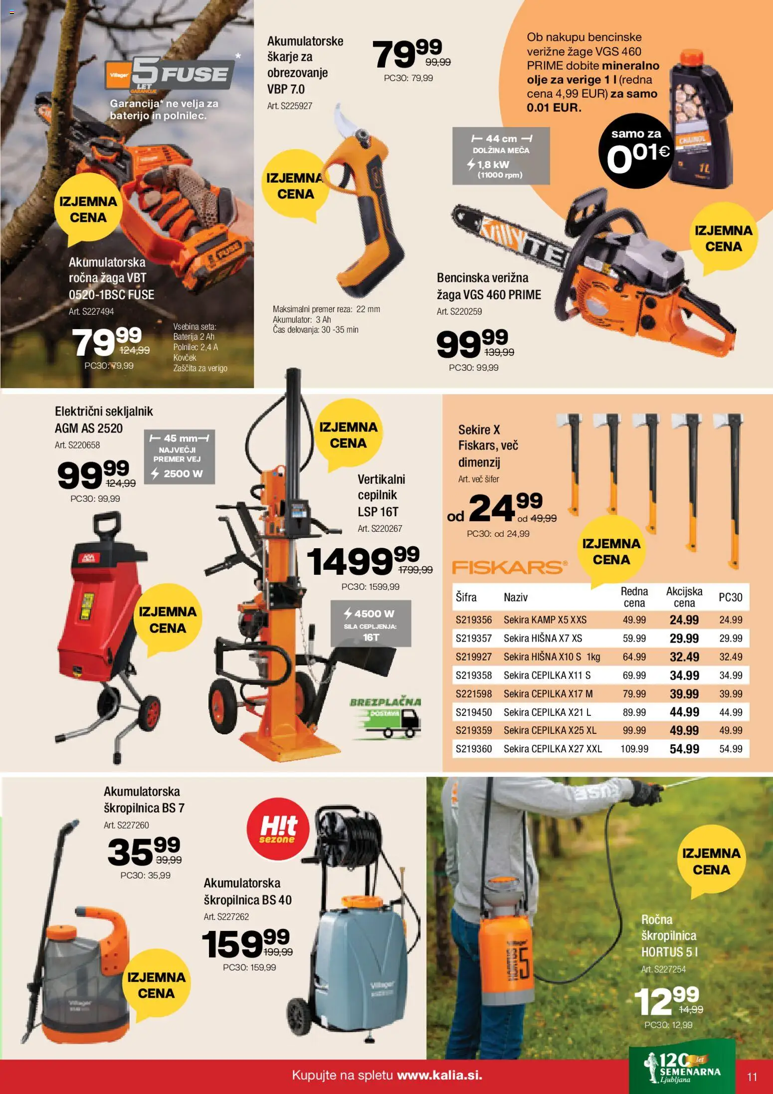 Novi Kalia katalog ponudbe – veljaven od 02.03.2026 | Stran: 11 | Izdelki: Baterija, Akumulator, Olje, Kovcek