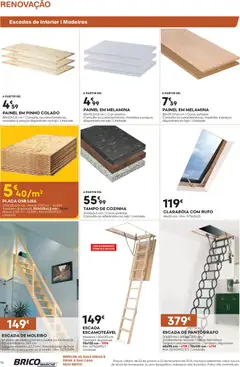 Pré-visualização BricoMarché folheto válido de 22.01.2026 | Página: 14 | Produtos: Escada, Madeiras, Caixa