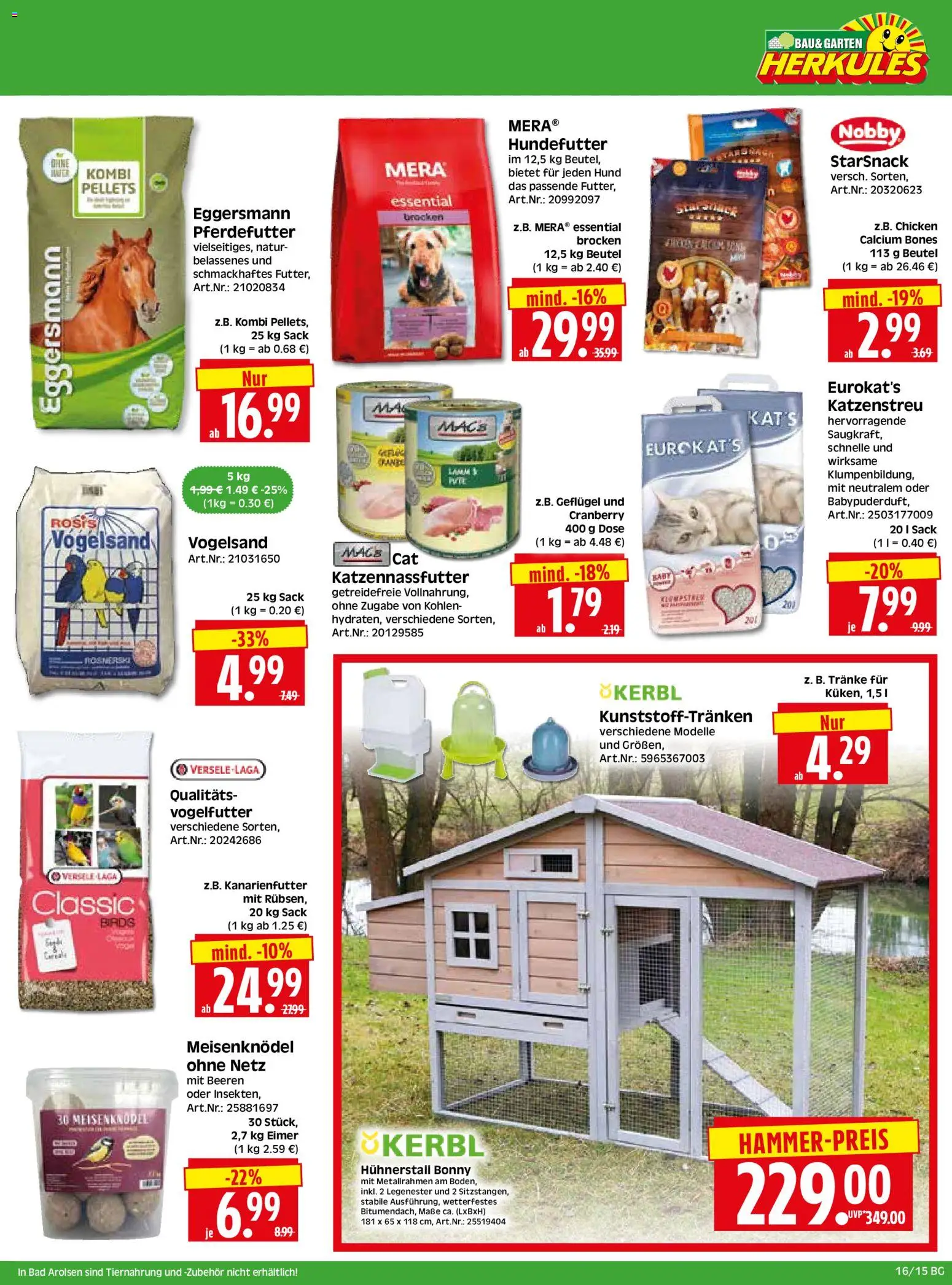 HERKULES Bau & Garten – gültig ab 13.04.2026 | Seite: 15 | Produkte: Bad