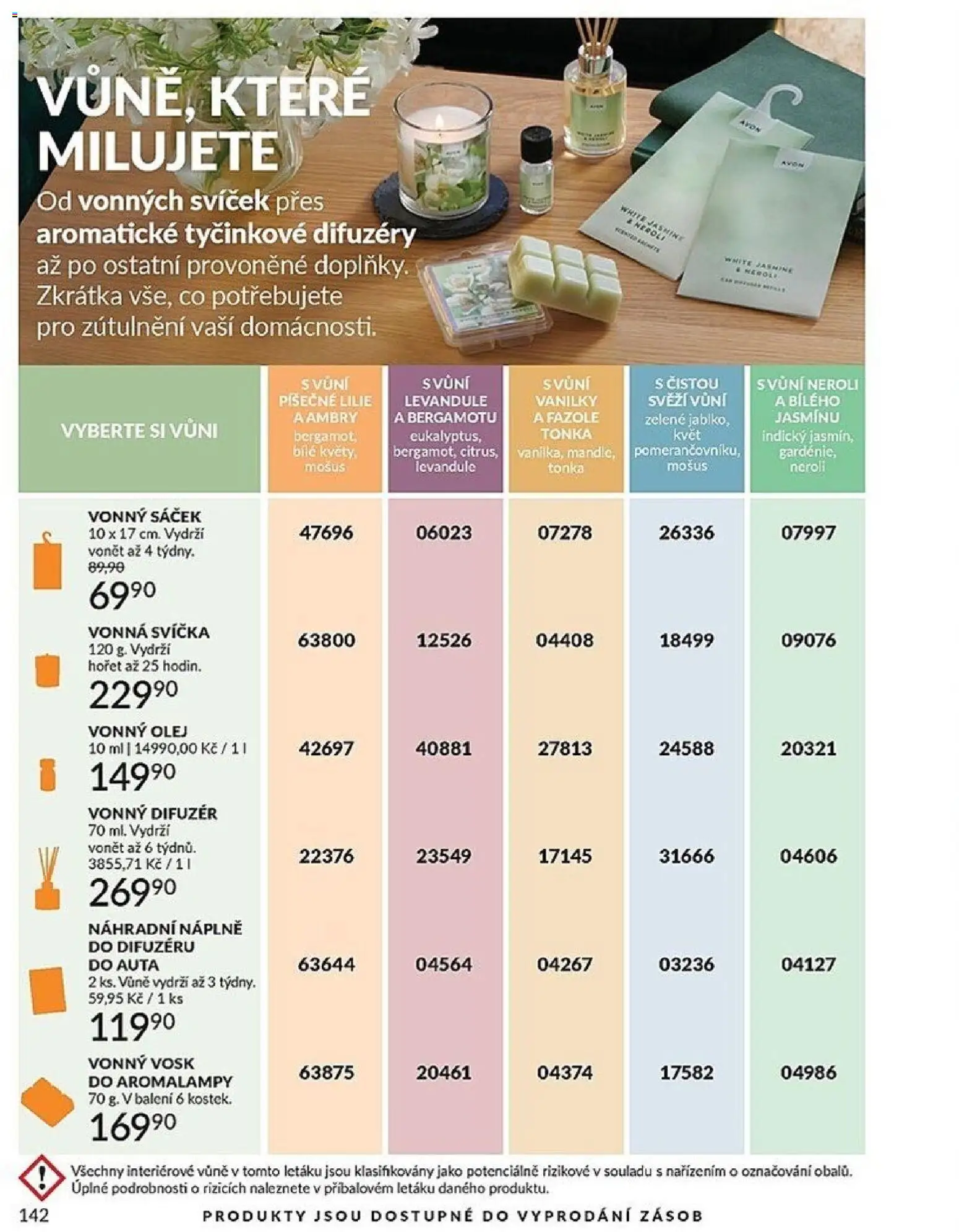 Avon katalog 1/2026 od 01.01.2026 | Strana: 142 | Produkty: Olej, Svíčka, Fazole, Sáček