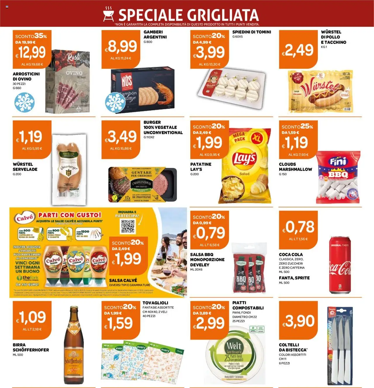 Volantino Ekom del 12.08.2025 | Pagina: 11 | Prodotti: Salsa, Wurstel, The, Spiedini