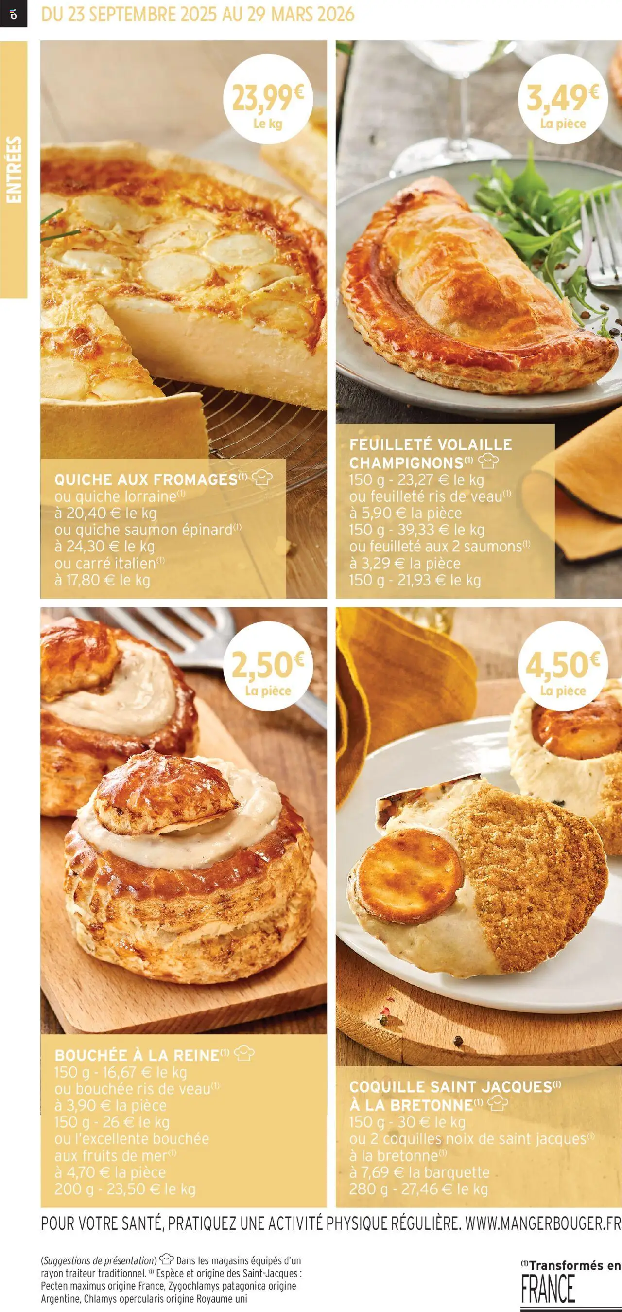 {H1} | Page: 6 | Produits: Ris de veau, Volaille, Saumon, Noix