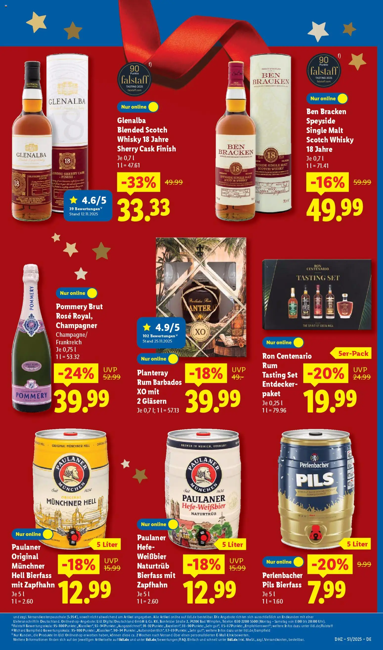 Lidl Prospekt Hilders – gültig ab 15.12.2025 | Seite: 33 | Produkte: Whisky, Rum, Finish, Telefon