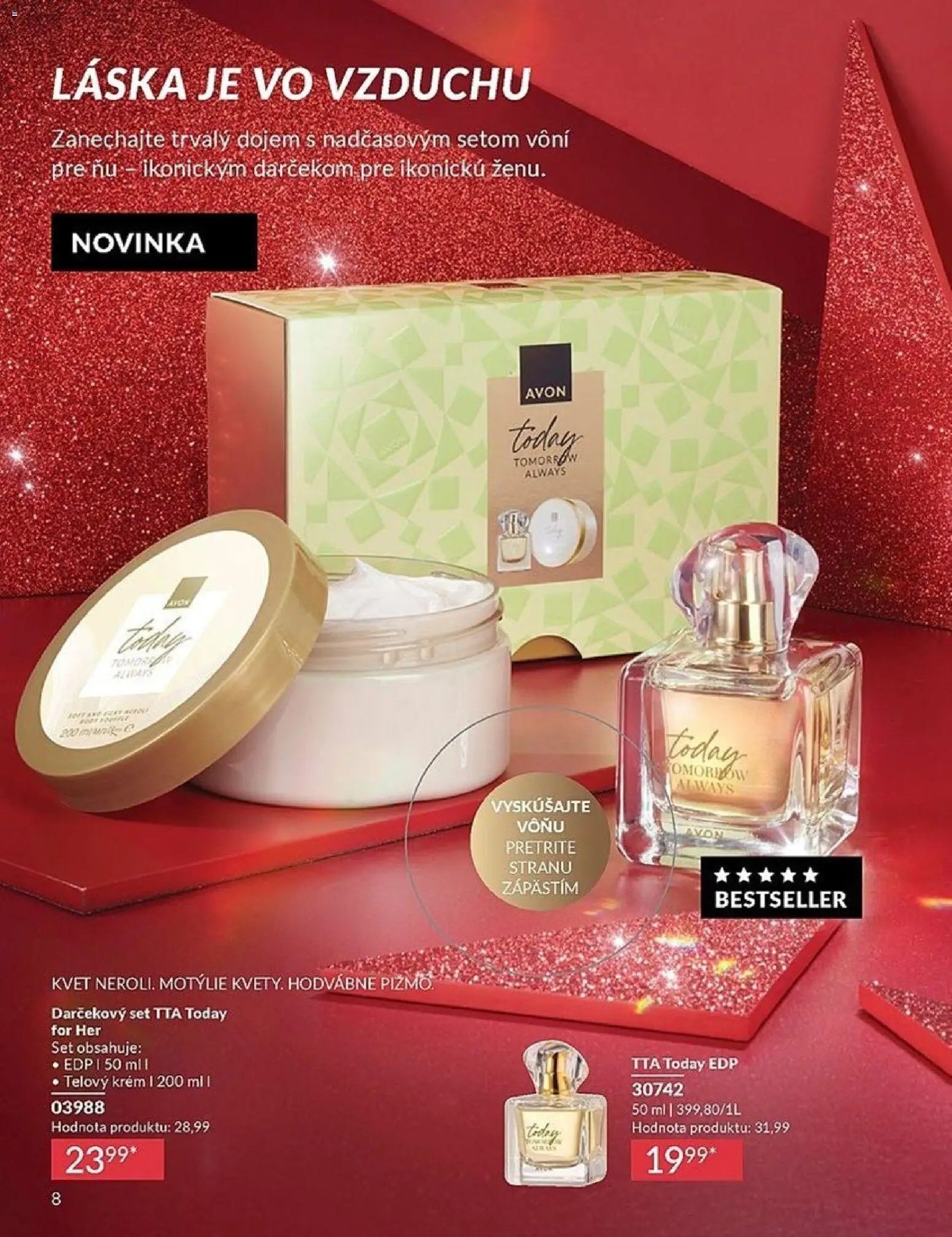 Nové Avon akcie – leták je platný od 01.11.2025 | Strana: 8 | Produkty: Telový krém, Krém