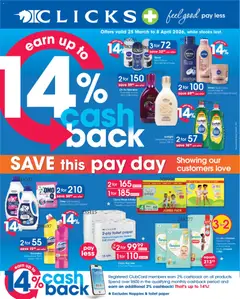 Clicks specials catalogue – valid from 25.03.2026